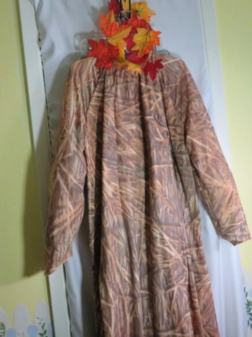 Custom Handmade Tree Costume Lined Camo Adaptive Wheelchair Giving Tree Leaves